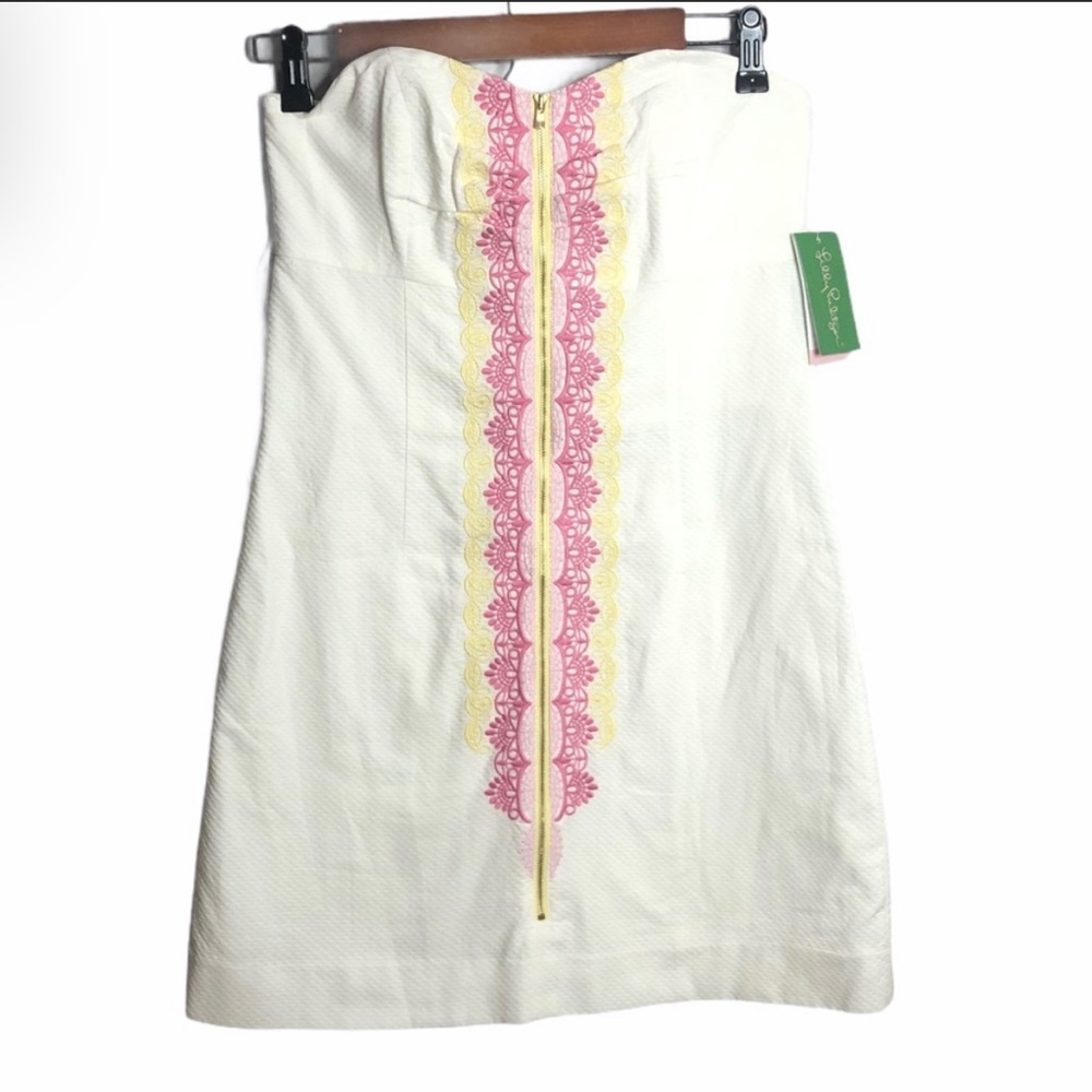 Lilly Pulitzer NWT Embroidered Shift Dress Size 4